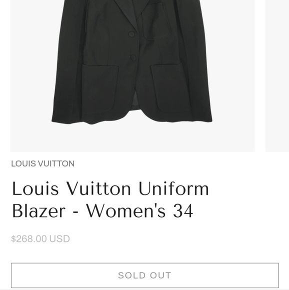 Louis Vuitton Uniforms black jacket - Picture 15 of 16